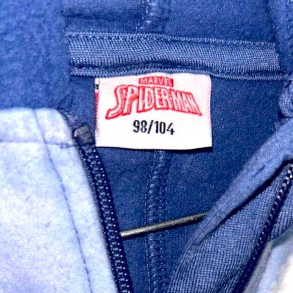 Kids Spider Hero Hooded Jumpsuit Pajama – Zip-Up One-Piece - Picture 3 of 7